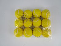Mini Tennis Ball Key Ring 12p/bag