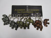 Metal Key Ring Elephant