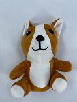 8in Dog (Brown & White)