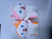 #773-7 6in White Cat (saw eyes)