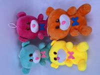 773-14 7in Color Bear Mix ( whtie face & plastic brown eyes)
